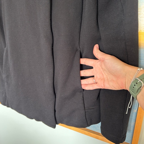 James Perse Asymmetrical Zip-Up Hoodie - Picture 3 of 4